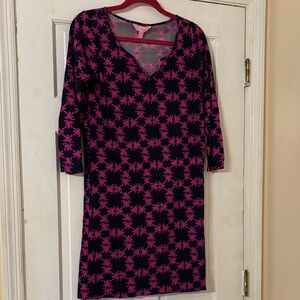 Frogs Pink and Navy Dress